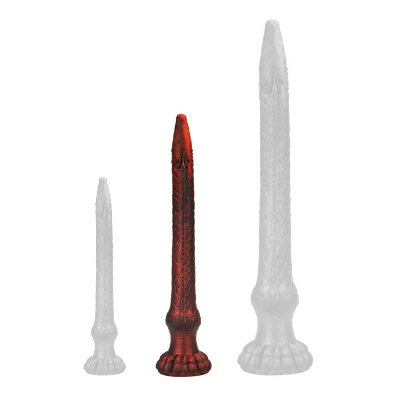 FXDragon Gode Heelix M 38 x 5.5 cm Rouge